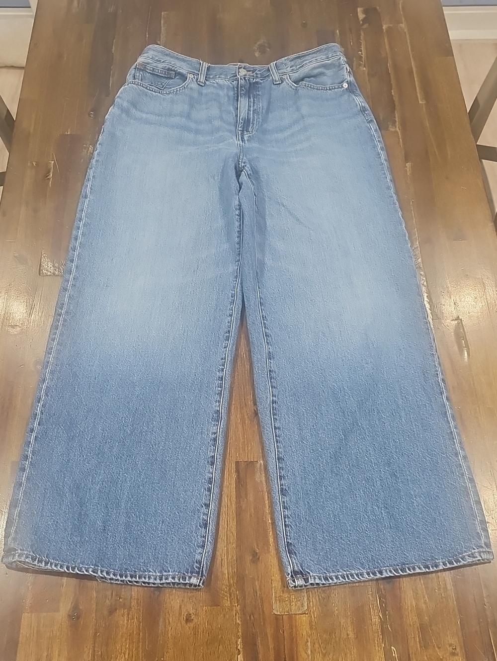 Madewell Super Wide-Leg Women's Jeans in Light Blue Denim
